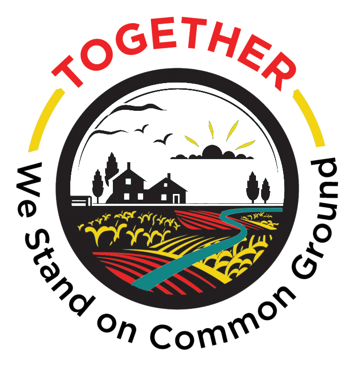 Erica Berge District 35B Together We Stand on Common Ground logo
